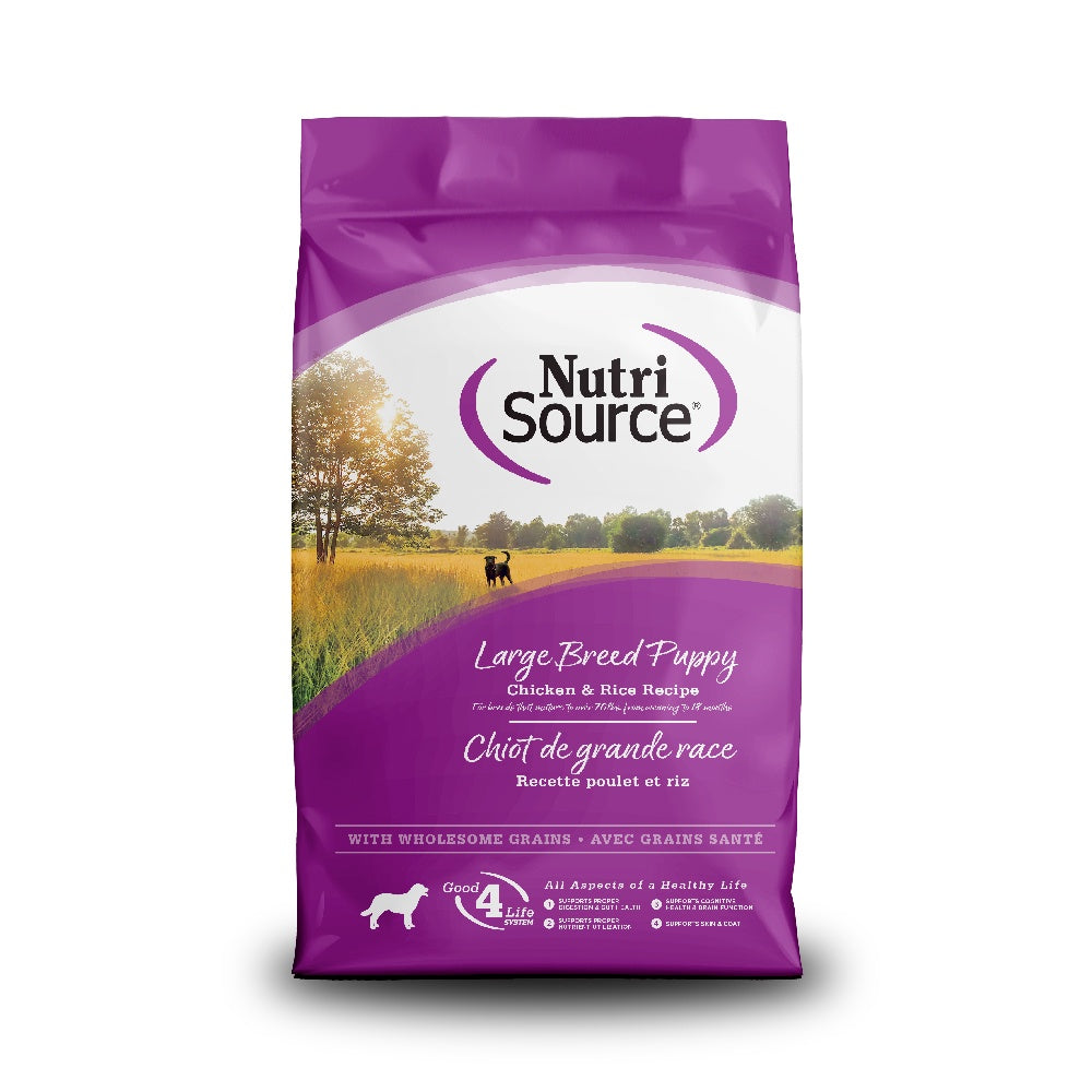 NutriSource Large Breed Puppy Chicken & Rice Dry Dog Food Brookside