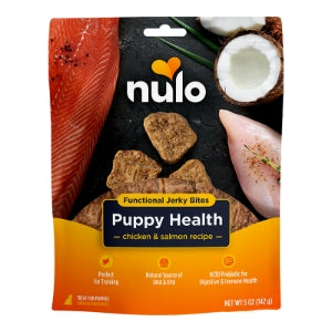 Nulo Functional Puppy Chicken & Salmon Jerky Dog Treats - 5oz