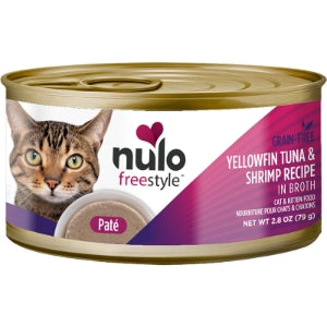 Nulo Yellowfin Tuna & Shrimp Pate Canned Cat Food 3oz