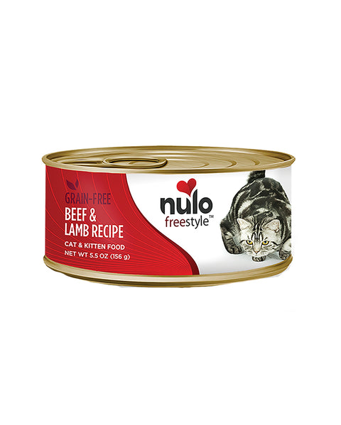Nulo Freestyle Beef & Lamb Paté  Wet Cat Food 5.5oz