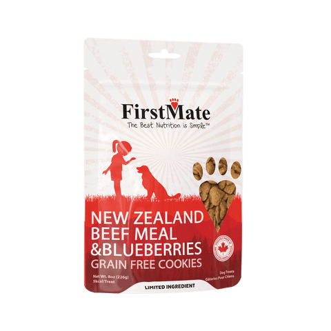 A Bag of The FirstMate New Zealand Beef & Blueberries Treats 8oz
