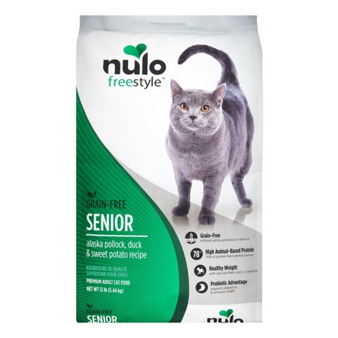 NULO GF Senior Alaska Pollock, Duck & Sweet Potato 12lb