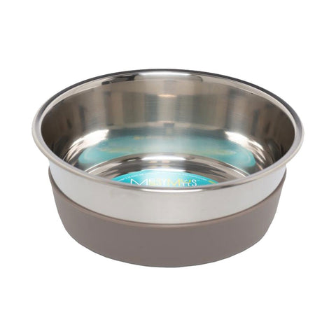 Messy Mutts Non-Slip Stainless Steel Dog Bowl