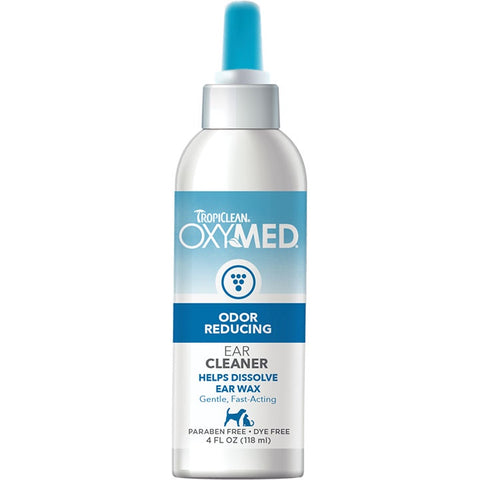 A Photo of The Tropiclean OxyMed Odor Reducing Ear Cleaner for Pets 4oz
