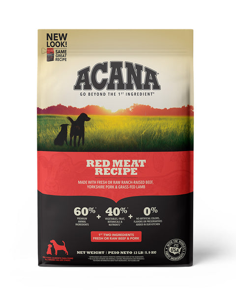 Acana Heritage Red Meat Dry Dog Food 13lb