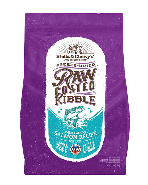 Stella & Chewy's Raw Coated Salmon Dry Cat Food 2.5lb