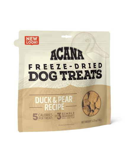 Acana Singles Duck & Pear Freeze-Dried Dog Treats 3.25oz