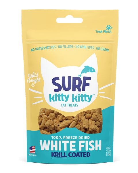 Surf Kitty Kitty Freeze-Dried Whitefish Cat Treats 0.5oz