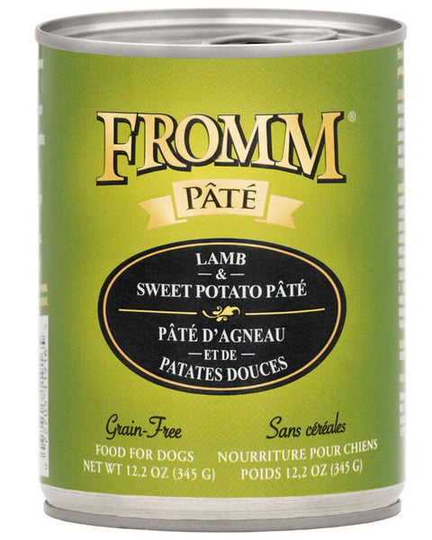 Fromm Lamb & Sweet Potato Pate Wet Dog Food 12oz