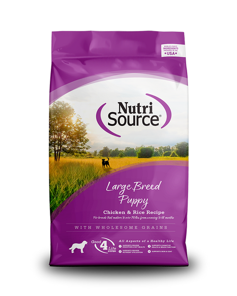 NutriSource Large Breed Puppy Chicken & Rice Dry Dog Food 5lb