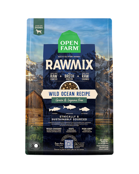 Open Farm RawMix Wild Ocean Grain-Free Dry Dog Food 20lb
