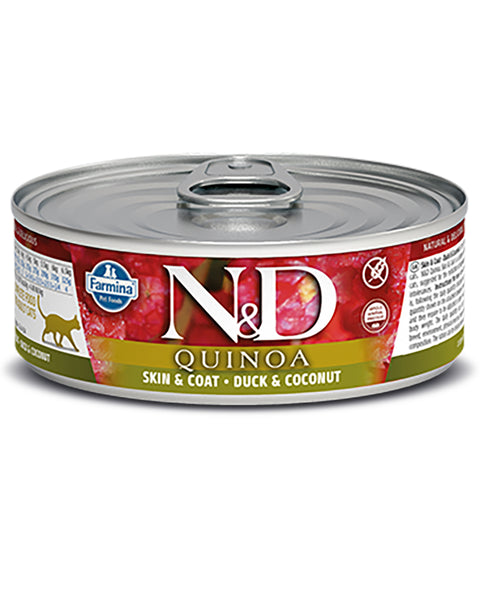 Farmina N&D Quinoa Skin & Coat Duck Wet Cat Food 2.8oz