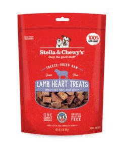 Stella & Chewy's Freeze-Dried Lamb Heart Dog Treats 3oz