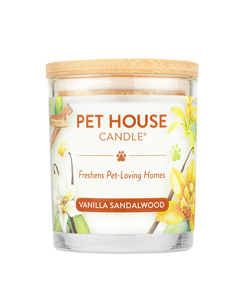 One Fur All Pet House Candle - Vanilla Sandalwood