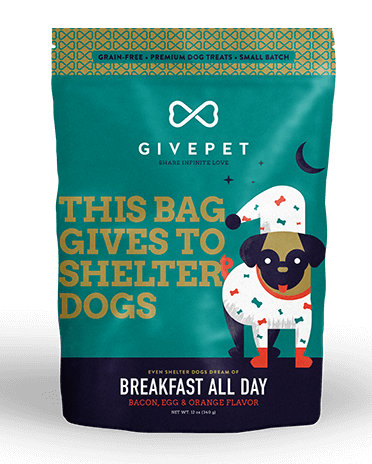 GivePet Breakfast All Day Dog Treats 12oz