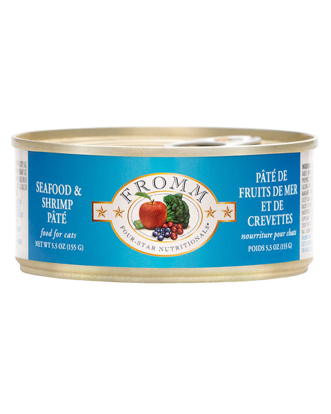 Fromm Seafood & Shrimp Pate Canned Cat Food 5.5 oz