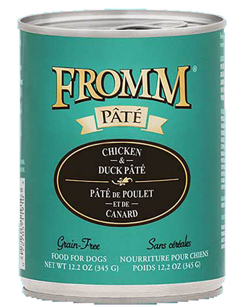 Fromm Chicken & Duck Pate Wet Dog Food 12oz