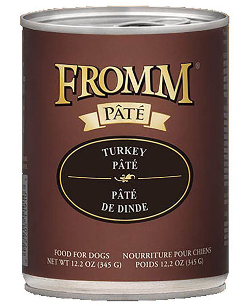 Fromm Turkey Pate Wet Dog Food 12oz