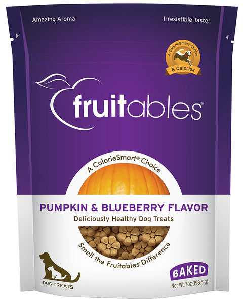 Fruitables Baked Pumpkin & Blueberry Dog Treats 7oz