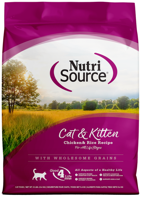 NutriSource Cat & Kitten Chicken & Rice Dry Cat Food