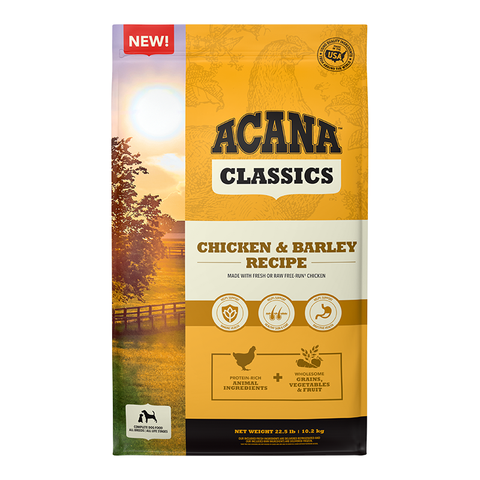 Acana Dog Classics Chicken & Barley 22.5lb