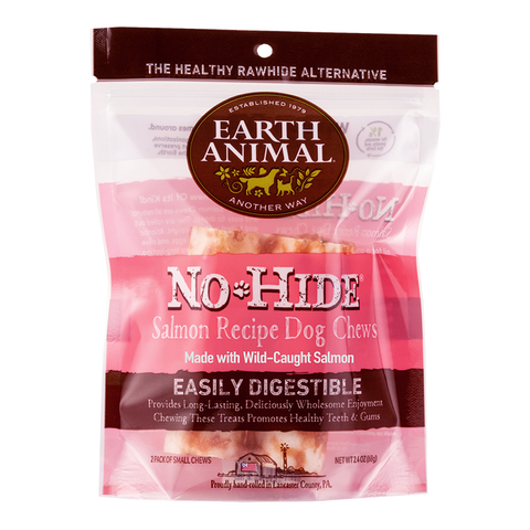 Earth Animal Salmon No-Hide® Dog Chews 2-Pack