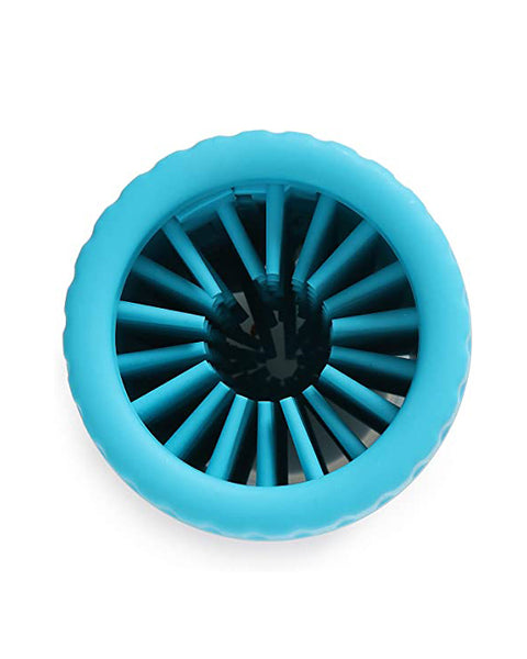 Dexas Mud Buster Portable Silicone Paw Wash - Blue