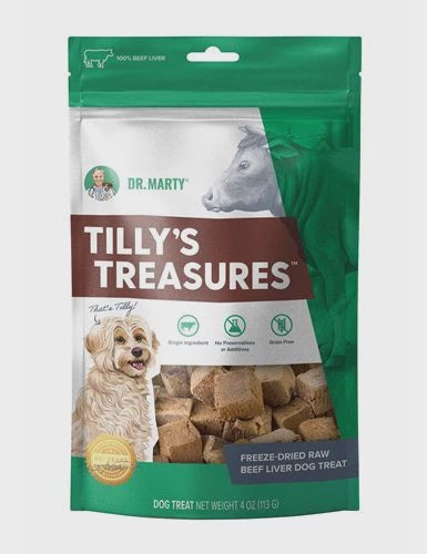 Dr. Marty Tilly's Treasure Beef Liver Treat 4oz