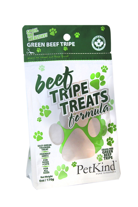 PetKind Green Beef Tripe Treats 6oz