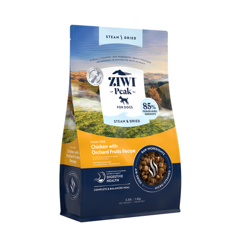 ZIWI® Peak Steam-Dried Chicken with Orchard Fruits Dog Food 3.3lb