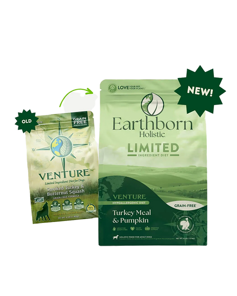 Earthborn Holistic Limited Venture Turkey & Butternut Squash Dry Dog Food 25lb