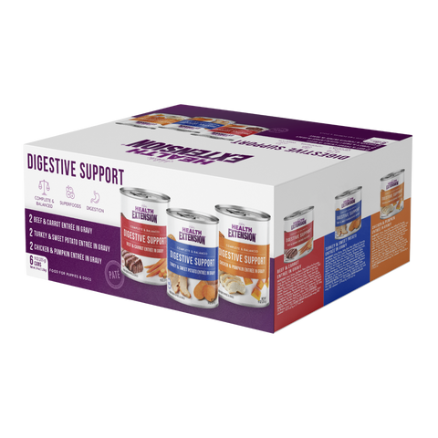 Health Extension Digestive Support Variety Pack 9oz Canned Dog Food-6pk