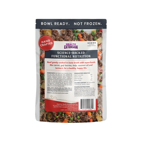 Health Extension Gently Cooked Beef & Potato Dog Food 9oz