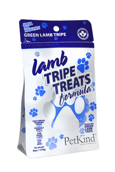 PetKind Green Lamb Tripe Treats 6oz