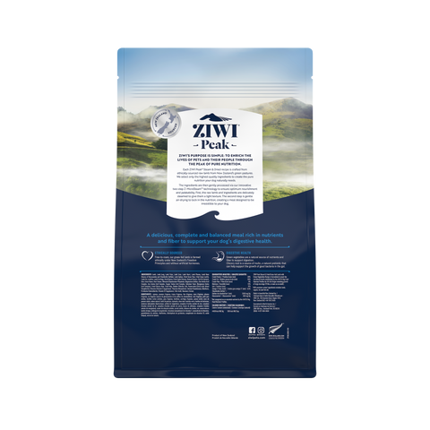 ZIWI® Peak Steam-Dried Lamb Green Vegetables Dog Food 1.8lb