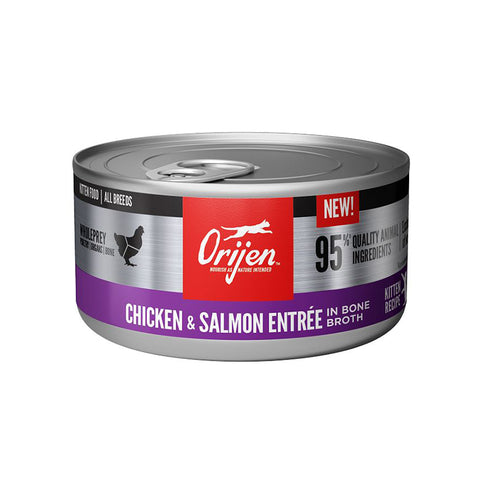 Orijen Chicken & Salmon Entree Wet Kitten Food 3oz