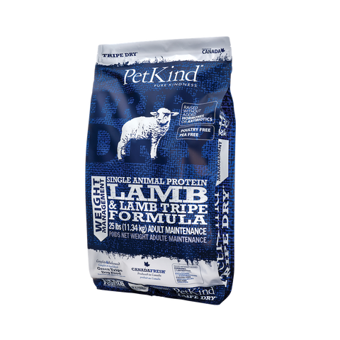 PetKind Tripe Dry Single Protein Lamb Weight Management
