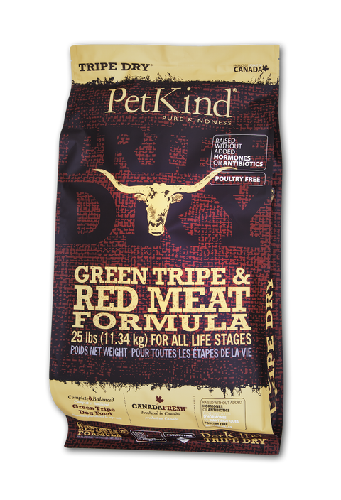 PetKind Tripe Dry Premium Red Meat 25lb