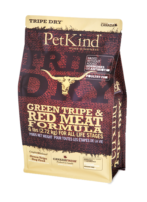 PetKind Tripe Dry Premium Red Meat 6lb