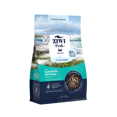 ZIWI® Peak Steam-Dried Wild South Pacific Fish Cat Food 1.8lb