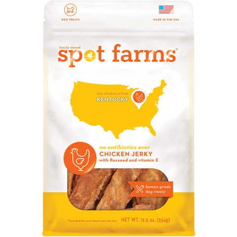 Spot Farms Grain-Free Chicken Jerky with Flaxseed Dog Treats 12.5oz