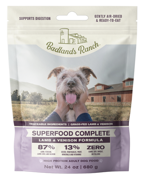 Badlands Ranch Superfood Complete Lamb & Venison 24oz