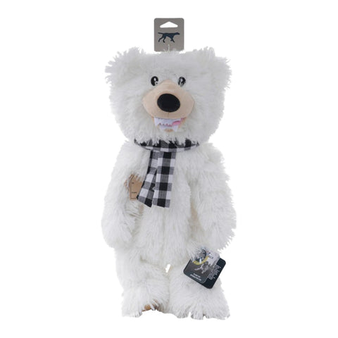 Tall Tails Stuffless Polar Bear Squeaker Dog Toy - 20"