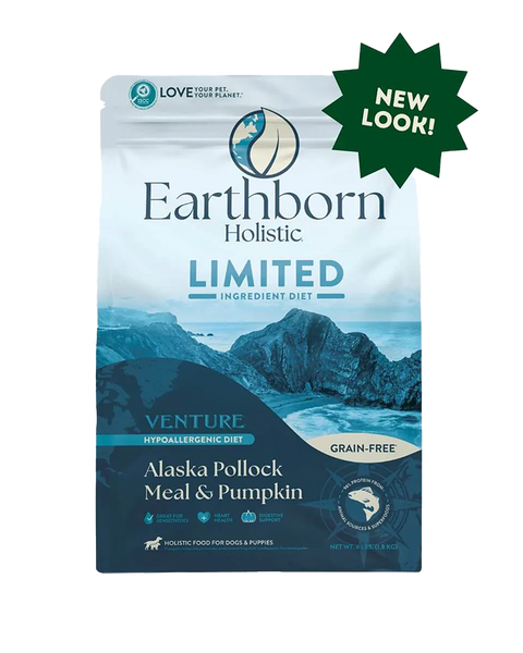 Earthborn Holistic Limited Venture Alaska Pollock & Pumpkin Dry Dog Food 25lb