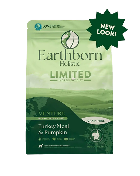 Earthborn Holistic Limited Venture Turkey & Butternut Squash Dry Dog Food 4lb