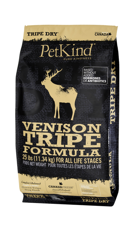 PetKind Tripe Dry Premium Venison 25lb