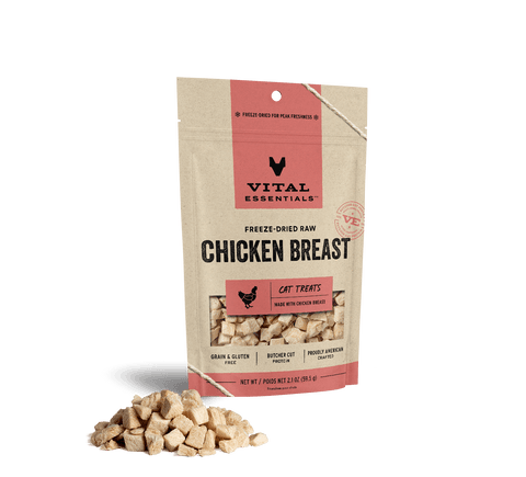 Vital Essentials Cat Freeze Dried Chicken Breast Treat 2.1oz