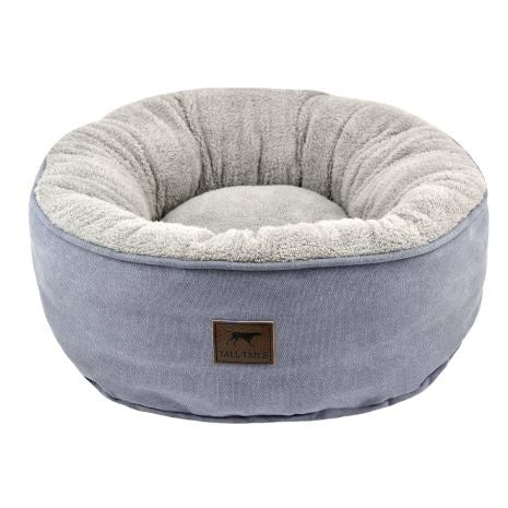 Tall Tails Dream Chaser Charcoal Donut Dog & Cat Bed