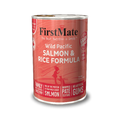 FirstMate Cat Can Wild Pacific Salmon & Rice 12.2oz