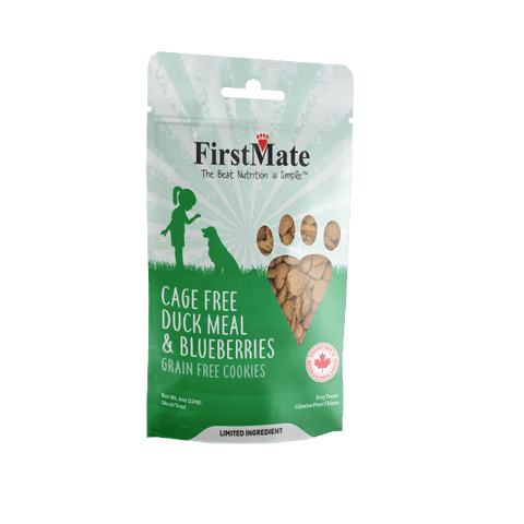 FirstMate Cage Free Duck & Blueberries Treats 8oz